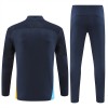 Olympique Marseille Training Sweatshirts Quarter-zip 2024-25 Marine Für Herren